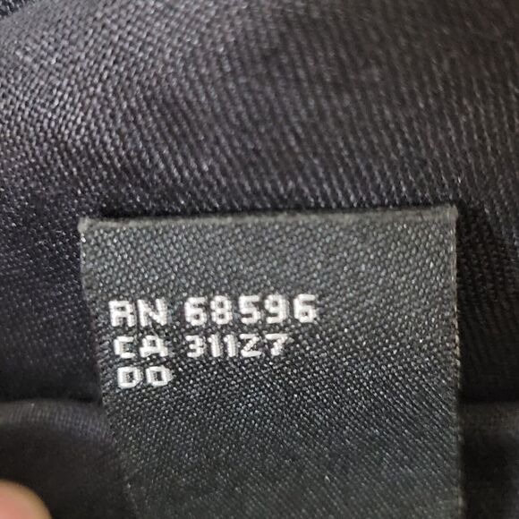 DKNY Black Ruffled Lace Inserts Buttons Down Women Blouse Size 4 - Picture 8 of 9